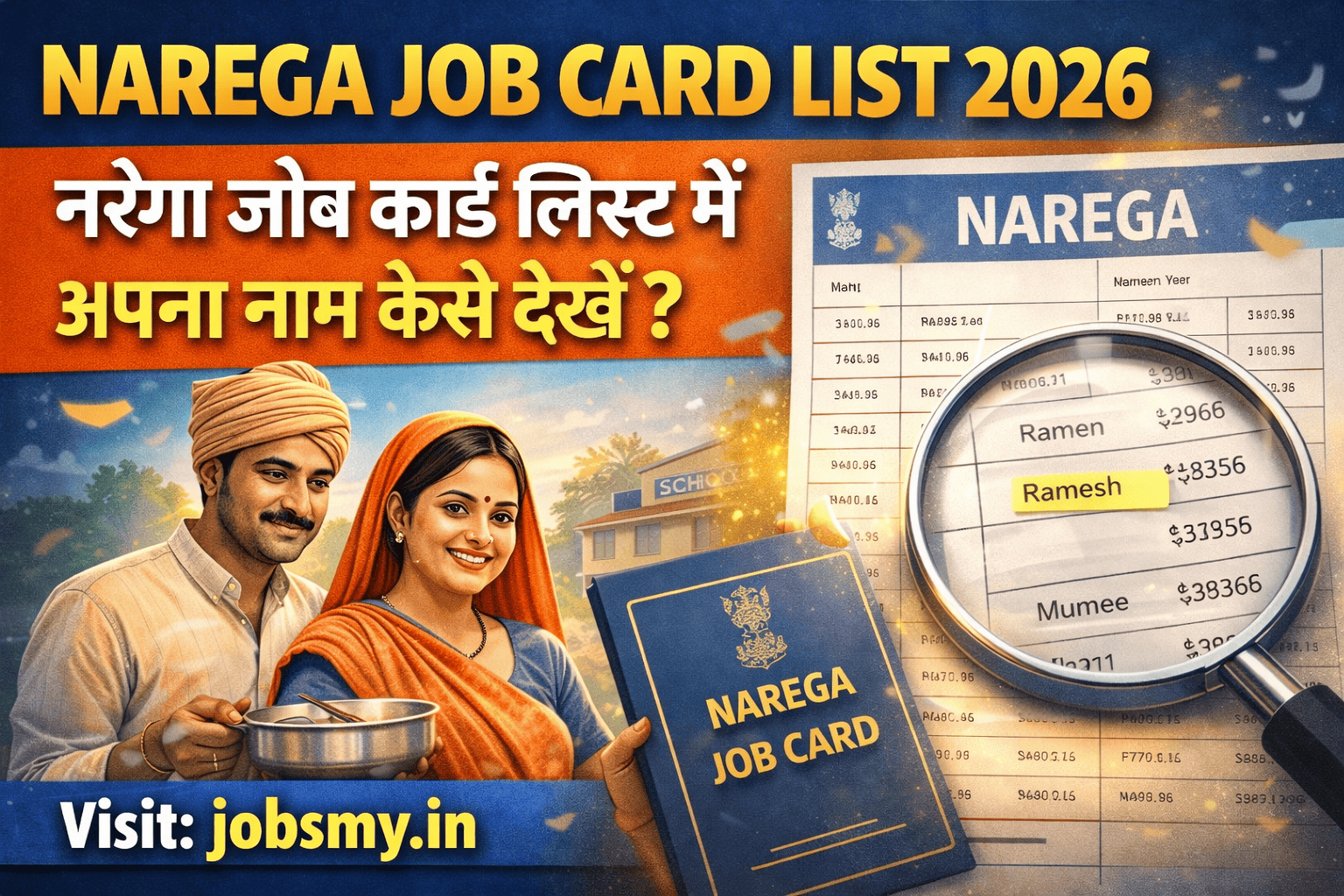 नरेगा जॉब कार्ड लिस्ट 2026