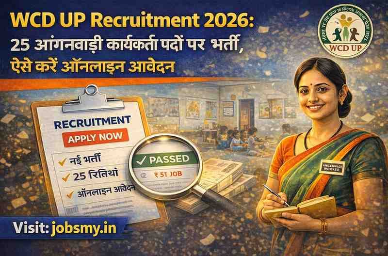 WCD UP Recruitment 2026