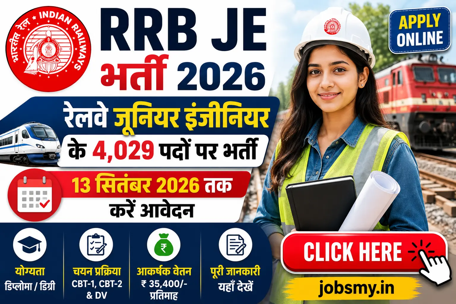 RRB JE Bharti 2026